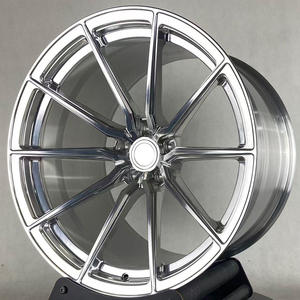 ล้อปลอมแปลงสีเงินขนาด18-24นิ้วล้อปลอมโมโนบล็อค5x112เหมาะสำหรับรถ BMW G80 <span class=keywords><strong>G8</strong></span> M3 Z06 C8 - Product Image 3