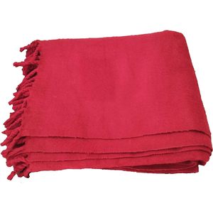 PARIJAT Artisanat Oversize Laine Wrap Bourgogne Rouge Méditation Châle Tibet Moines Prière Couverture Traditionnelle Écharpe Châle Bouddha - Product Image 3