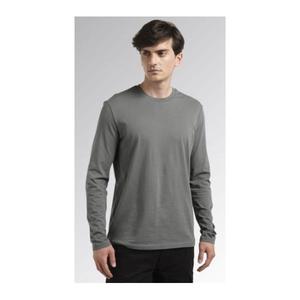 DIADORA UTILITY-702,177667-75070/S Camiseta de manga larga de Jersey gris acero de algodón orgánico CAMISETAS Y POLOS DE TRABAJO - Product Image 2