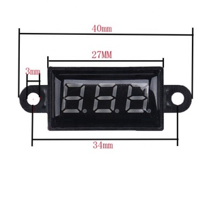 Taidacent 0.28 Inch DC3.5-30V Không Thấm Nước 2 Dây Kỹ Thuật Số <span class=keywords><strong>Volt</strong></span> <span class=keywords><strong>Meter</strong></span> Mini Kỹ Thuật Số DC Vôn Kế Bảng Điều Chỉnh LED Hiển Thị Điện Áp <span class=keywords><strong>Meter</strong></span> - Product Image 5
