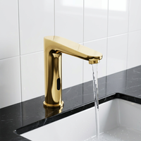 Robinet à capteur SHUAIZIQI à un seul trou en acier inoxydable SS304, avec une durée de vie supérieure à 500 000 utilisations, adapté aux éviers des toilettes publiques