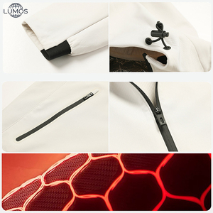 Chaqueta Impermeable de Forro Polar con Capucha, Gruesa, Ecológica, Transpirable, de Secado Rápido, con Forro de Grafeno, Cortavientos, con Cierre de Cremallera, de Poliéster - Product Image 5