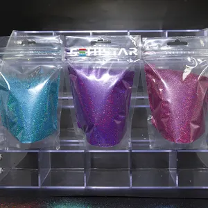 Glitter Holographic Iridescent Craft Bulk Pigments Mica Powder Chunky Glitter