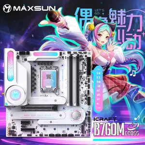 Mingxuan B760M Aijia/Terminator/Challenger Series ATX Intel Motherboard With WIFI DDR5 AGP 2X LGA1700 <b>Socket</b> 192GB New Desktop D - Product Image 2