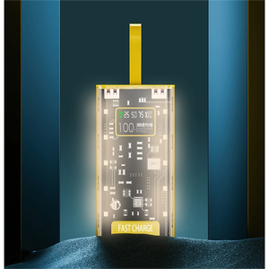 Nouvelle Arrivée Portable Batterie Externe Meilleur Mobile <span class=keywords><strong>Powerbank</strong></span> 10000mAh <span class=keywords><strong>20000mAh</strong></span> Chargeur Charge Rapide Transparent Power Banks - Product Image 2