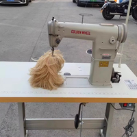 Machine à coudre industrielle à point noué à bras unique Golden Wheel CS-810, idéale pour les bottes Martin et les chaussures en cuir