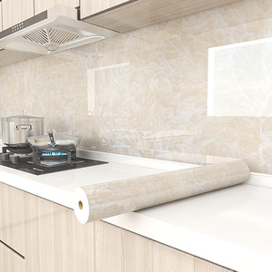 Papel Tapiz 3D Amarillo con Diseño de Mármol ORON DECO, <span class=keywords><strong>Adhesivo</strong></span> para Cubrir Encimeras, Autoadhesivo para Gabinetes de Cocina y Baño - Product Image 3