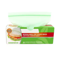 Prix d'usine Sacs d'emballage à fermeture éclair réutilisables écologiques avec poignée Emballage alimentaire en plastique PET PE avec impression de logo personnalisé