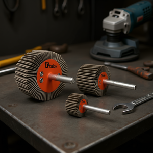 Disco de Lijado Ttake de 40x30 mm, Grano A80, con Eje de 6 mm para Pulir - Product Image 3