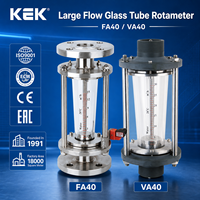 Débitmètre à membrane variable à faible chute de pression FA40 à bride DN15-DN100, filetage VA40 BSP 1/2"-2", normes HG ANSI JIS