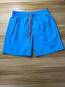 <b>Men's</b> Summer Board <b>Shorts</b> Custom Solid Color Quick-Drying Surfing Swimwear with Lining Wholesale <b>for</b> Running Sports - Product Image 4