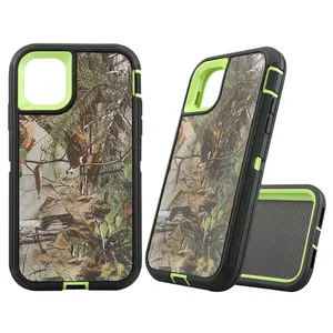 Armor chống sốc cho iPhone 14 Pro 15 Pro Max trường hợp Defender 3in1 vành đai Clip Holster trường hợp điện thoại cho cây Defender iPhone 14 trường hợp