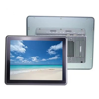 Panel industri PC layar sentuh resitif Intel J6412 I5 8260U 10310U I7 10810U I3 10110U 2 LAN HD tertanam Fanless HMI 15 inci