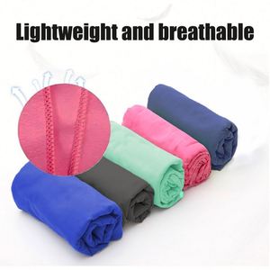 Toalla de Microfibra Personalizada con Logotipo, Portátil, de Secado Rápido, para Camping, Viajes, Ciclismo, con Bolsa de Malla para Almacenamiento - Product Image 3