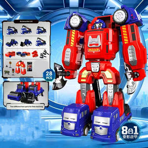 Offre Spéciale : Figurines d'action robotiques transformables en plastique, inspirées des films, grande taille, jouets de construction robot-voiture - Product Image 4