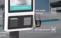 Kiosque de paiement en libre-Service, écran tactile, Terminal sans surveillance, support mural, kiosque de paiement Atm