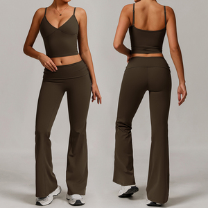 DTZ8998-3 Yoga Suits for Women Fashion Casual Versatile Yoga Suits Running Sports Fitness Set
