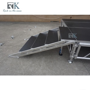 Plataforma de Escenario Modular Desmontable de Aluminio con Refuerzo de Seguridad de 4 pies x 8 pies - Product Image 6