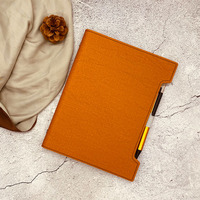 Classeur à 6 anneaux à feuilles mobiles rechargeable, porte-cartes de Journal à couverture rigide, planificateur, carnet de notes avec boucle de stylo
