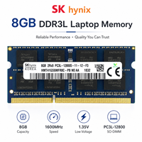 SK Hynix DDR3L 8GB 1600MHz Laptop RAM PC3L-12800S 204PIN SODIMM Memory Module 1.35V Low Voltage in Stock Computer Upgrade