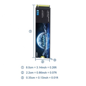 Высокопроизводительные внутренние SSD-накопители NVMe с протоколом PCIe 4.0*4, 5000 МБ/с, для ПК и ноутбуков, 1 ТБ/2 ТБ, пластиковый корпус - Product Image 5