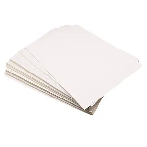 Papel de embrulho com logotipo impresso, papel de embalagem personalizado 3A grau 3mm, papelão duplex laminado branco branco 2mm