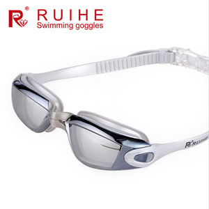 Swimming Goggles <b>Large</b> <b>Frame</b> Anti Fog Waterproof High Definition PC Lens Adjustable For Men Women Multiple Colors Available - Product Image 2