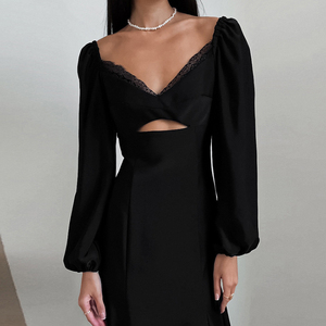 ชุดเดรสลำลองแขนยาวพิมพ์ลายเข้ารูปสุดเซ็กซี่สำหรับผู้หญิงชุดเดรสฤดูร้อน2023ใหม่ - Product Image 5