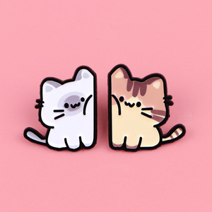 เข็มกลัด<span class=keywords><strong>แมว</strong></span>แบบขายส่ง ชุดเข็มกลัดเคลือบอ่อนนุ่ม สำหรับเพื่อนสนิท คู่รัก เข็มกลัดรูปสัตว์น่ารัก สั่งซื้อขั้นต่ำ 10 ชิ้น - Product Image 3