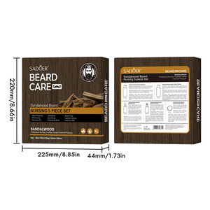 <span class=keywords><strong>Set</strong></span> da cinque pezzi per la cura della <span class=keywords><strong>barba</strong></span> da <span class=keywords><strong>uomo</strong></span> in legno di sandalo, migliora la frizzatura, idrata, leviga, nutre, confezione regalo per <span class=keywords><strong>uomo</strong></span>, regali per <span class=keywords><strong>uomo</strong></span> - Product Image 6