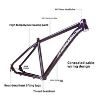 Bicicleta de Montaña Rígida Todoterreno con Cuadro de Aleación de Aluminio de Liberación Rápida y Frenos de Disco Semi-Integrados, 27.5/29 Pulgadas, Acabado Brillante, 25 KG