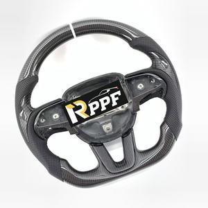 Volant en fibre de carbone véritable Rppf pour <span class=keywords><strong>Dodge</strong></span> Charger <span class=keywords><strong>2015</strong></span>-2021 <span class=keywords><strong>Dodge</strong></span> <span class=keywords><strong>Durango</strong></span> 2018-2021 - Product Image 1