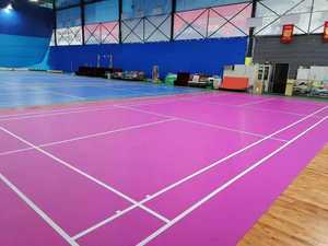 Suelo Deportivo Interior con Patrón de Cristal <span class=keywords><strong>Tibhar</strong></span> de 4,6 mm, Pista Deportiva, Gimnasio, Mesa de Ping Pong, Suelo de Tenis de Mesa - Product Image 3