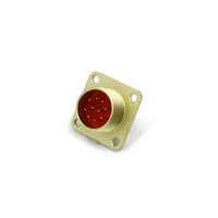 Conector de Aviación Macho Ruso RS10 de Metal Resistente para Dispositivos Electrónicos Industriales