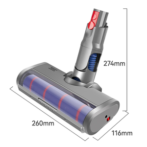 Pièces d'aspirateur pour tapis Tête de moteur pour sol dur <span class=keywords><strong>Brosse</strong></span> à rouleau de nettoyage électrique motorisée pour Dysons <span class=keywords><strong>V10</strong></span> Slim V12 Slim - Product Image 2