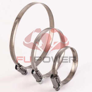 SUS304 Custom Sure Grip Worm Gear/T Bolt Manguera Abrazadera Sherley <span class=keywords><strong>Elida</strong></span> Heavy Duty Tensión constante Nueva condición - Product Image 3