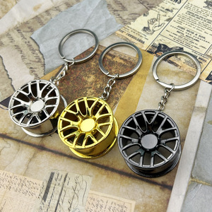 Hot bán trang trí sáng tạo vòng chìa khóa kim loại động cơ Turbo Keychain - Product Image 5
