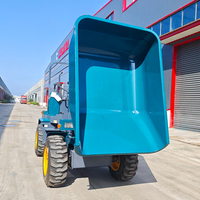 Le chargeur frontal de vente chaude roule le mini camion à benne basculante articulé par 4X4 avec le chargeur puissant de moteur diesel de KUBOTA