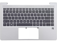 Coque supérieure d'ordinateur portable neuve pour Probook 440 445 G9 G8, repose-poignets avec clavier, pièces N01286-001 N01287-001 M23770-001 M23769-001, argent