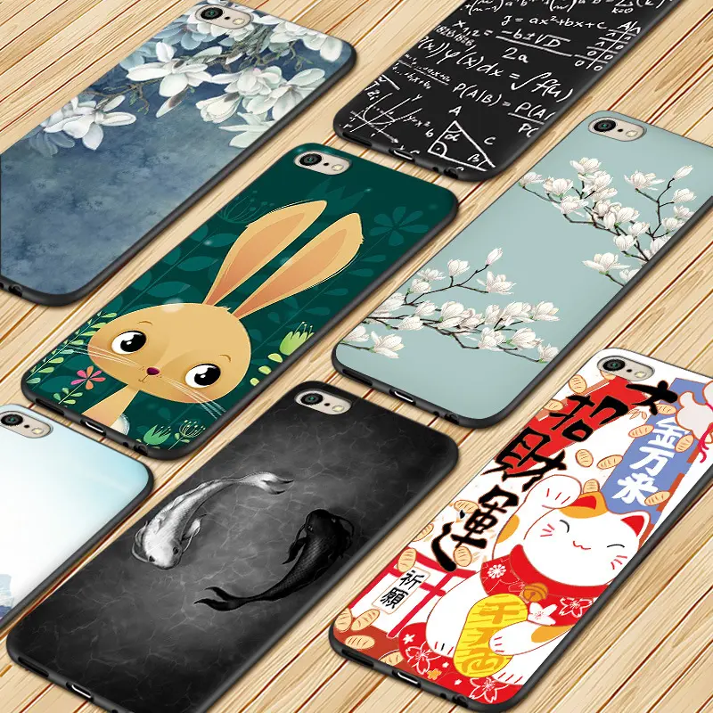 3D Relief Floral Phone Case For OPPO Reno 5 6 X 3 pro A1K A3S F11 Pro neo A7 AX7 Y17 Y3 F9 F7 F5 Case TPU Silicon Cover
