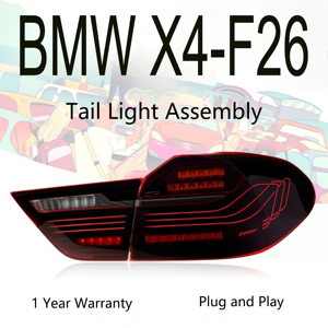 Nouveau kit de conversion de feux arrière amélioré pour modèles X4 F26 2014-2017, LED jaunes DRL 12V, garantie 1 an, 8000 lumens, 6000K, 36W - Product Image 4