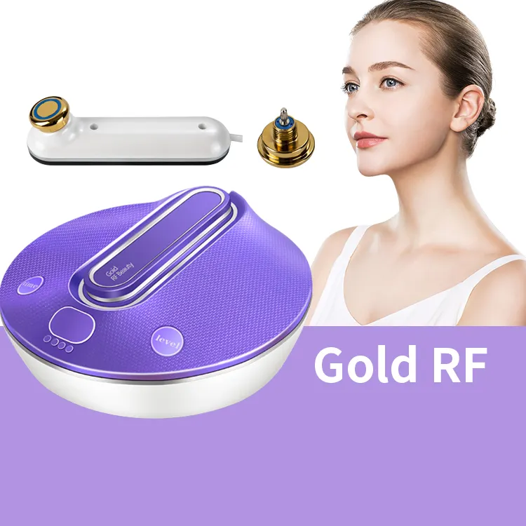Gold Bipolar Anti-aging Skin care RF face lift skin tightening radio frequency device face massage beauty machine