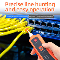 Probador de Cable de red RJ11 RJ45 XQ-350 rastreador de cables de teléfono tóner Ethernet UTP LAN Detector buscador de línea