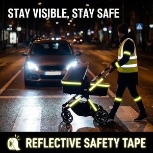 Ruban de signalisation réfléchissant imperméable en gros, ruban de sécurité microprismatique pour véhicules commerciaux et engins de chantier - Product Image 4