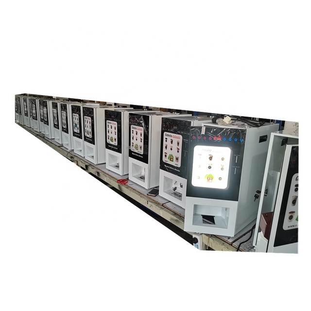 High Quality 8 Hot Drinks Coffee Vending Machine with Auto Cup for Commercial Use WF1-303V-A