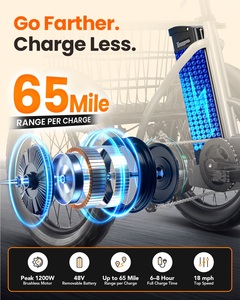 Qlife Triker 2.0 US Stock Tricycle Électrique Pliant à 3 Roues avec Assistance au Pédalage pour Personnes Âgées, Mini Vélo Cargo - Product Image 5