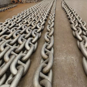 Chaîne d'ancre marine sans goujons de 6 à 90 mm pour navire, galvanisée à chaud - Product Image 5
