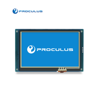 Untuk Papan Pengontrol LCD TFT 4.3 Inci dengan Modul Kontrol Layar LED Panel Tampilan Universal Tertanam UART