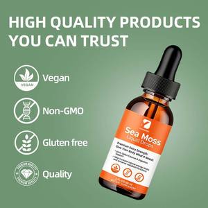 Gouttes liquides de mousse de mer OEM/OEM, gel de mousse de mer irlandaise biologique avec <span class=keywords><strong>spiruline</strong></span>, algue vésiculeuse, racine de bardane, complément de gel de mousse de mer - Product Image 5