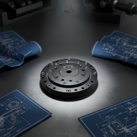 Réducteur harmonique planétaire ODM 1:50 A2806, rapport 36:1 pour articulations de robots, diamètre extérieur 44 mm et réduction de moteur de 44 mm d'épaisseur